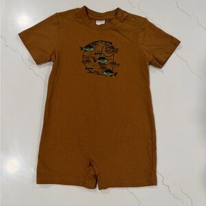 Carhartt Brown Kids One Piece Bodysuit